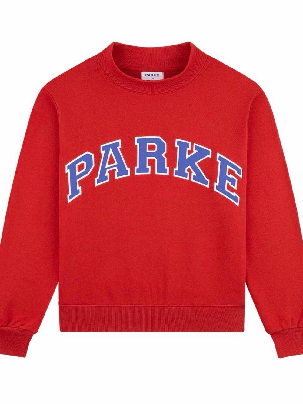 PARKE Coastal Low Tide Varsity Mockneck in Sail + Drift Size XXL NWT